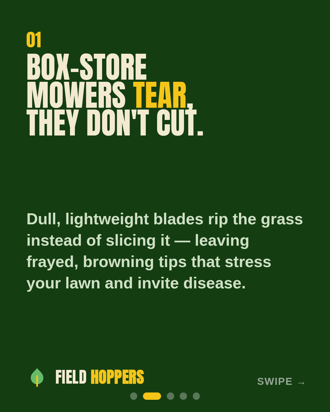 Commercial mowing — Field Hoppers