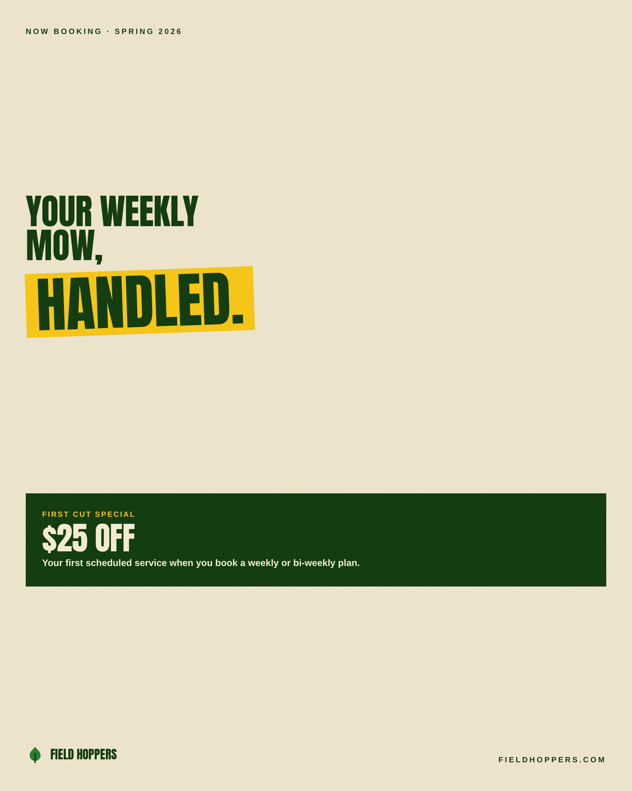 Field Hoppers — lawn care